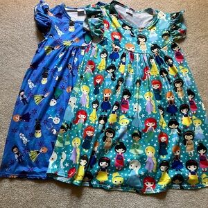 Lot of Great Lake Kids Disney Princess Dresses size 10-12